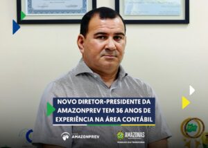 Imagem da notícia - Novo diretor-presidente da Amazonprev tem 36 anos de experiência na área Contábil
