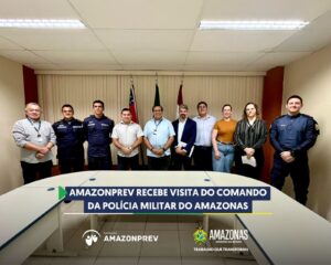 Imagem da notícia - Amazonprev recebe visita do Comando da Polícia Militar do Amazonas