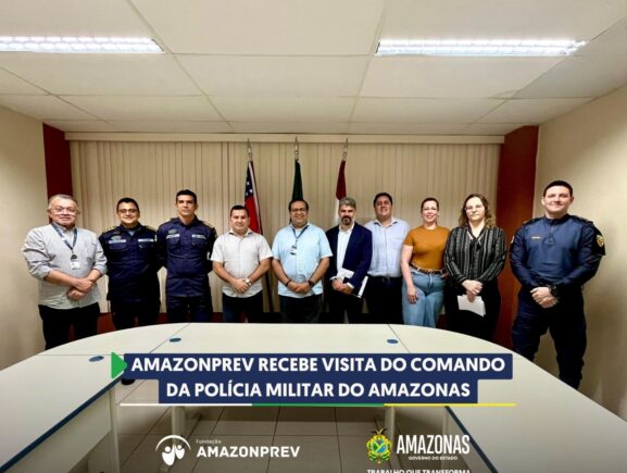 Amazonprev recebe visita do Comando da Polícia Militar do Amazonas